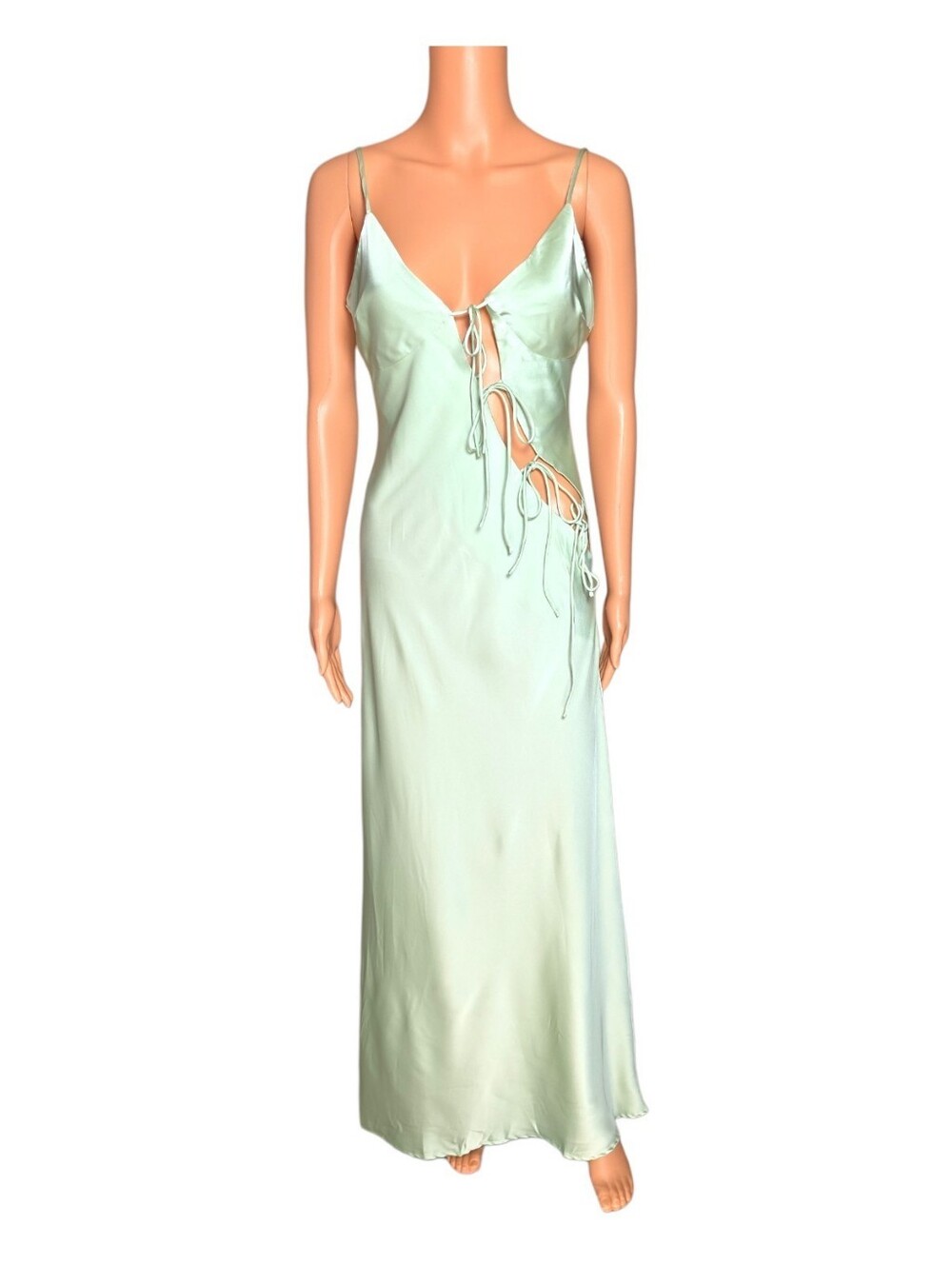 NWT LIONESS x REVOLVE About A Girl Maxi in Lime Medium - Picture 6 of 7